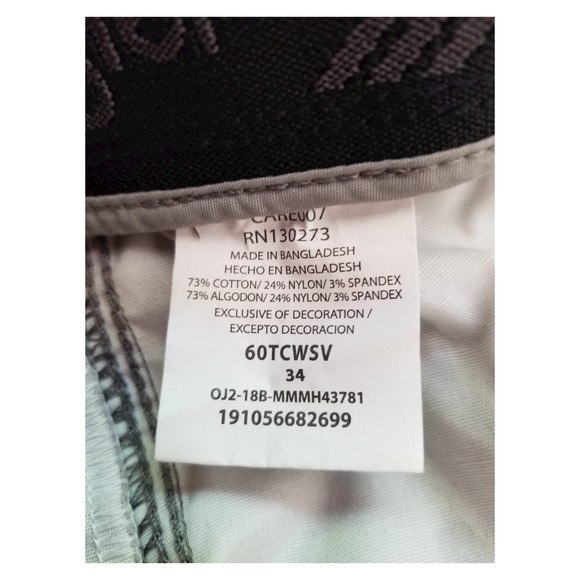 Wrangler Cargo Men's‎ Shorts Gray Size 34 Inseam 10 in - Picture 12 of 12